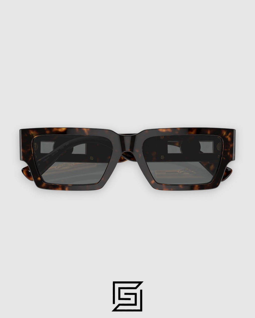Versace VE4459 Tiger Frame with Dark Grey Lenses