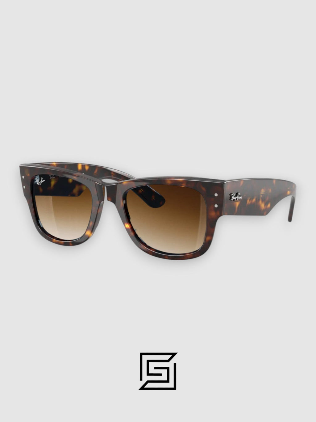 Ray Ban RB0840 MEGA WAYFARER Sunglasses Unisex - tiger