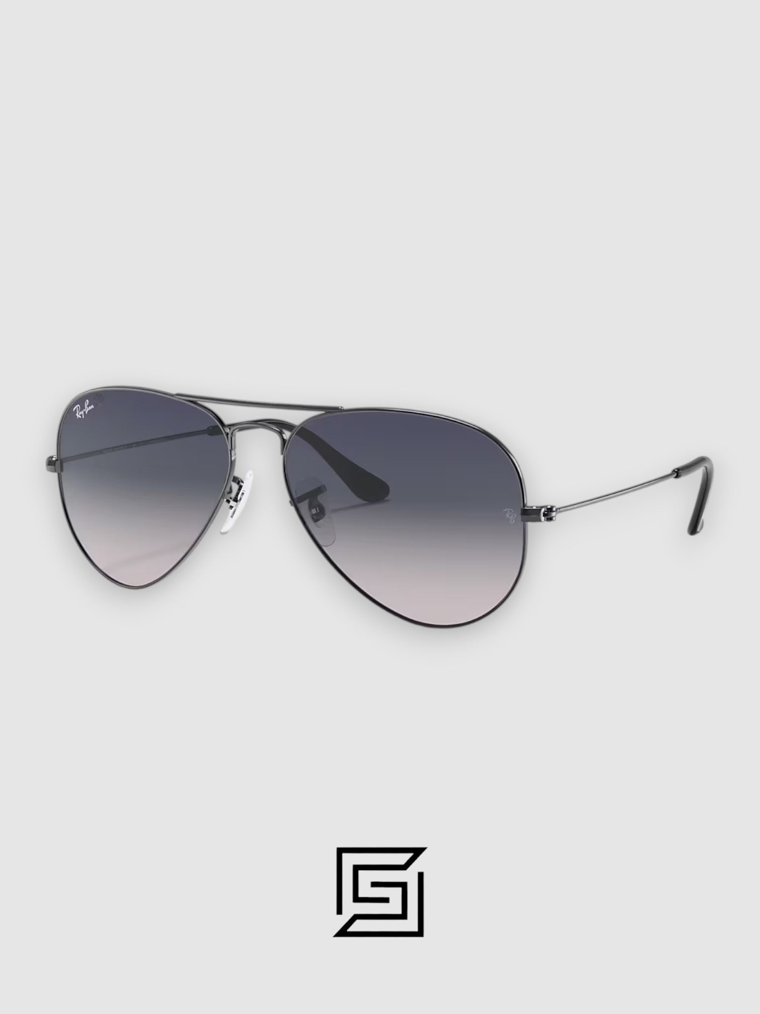 Ray Ban RB3025 AVIATOR MEDIUM 55 Sunglasses Unisex - gun_grey