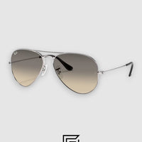 Ray Ban RB3026 AVIATOR XL Unisex - silver_G15