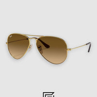 Ray Ban RB3026 AVIATOR XL Unisex - GOLD_HONEY