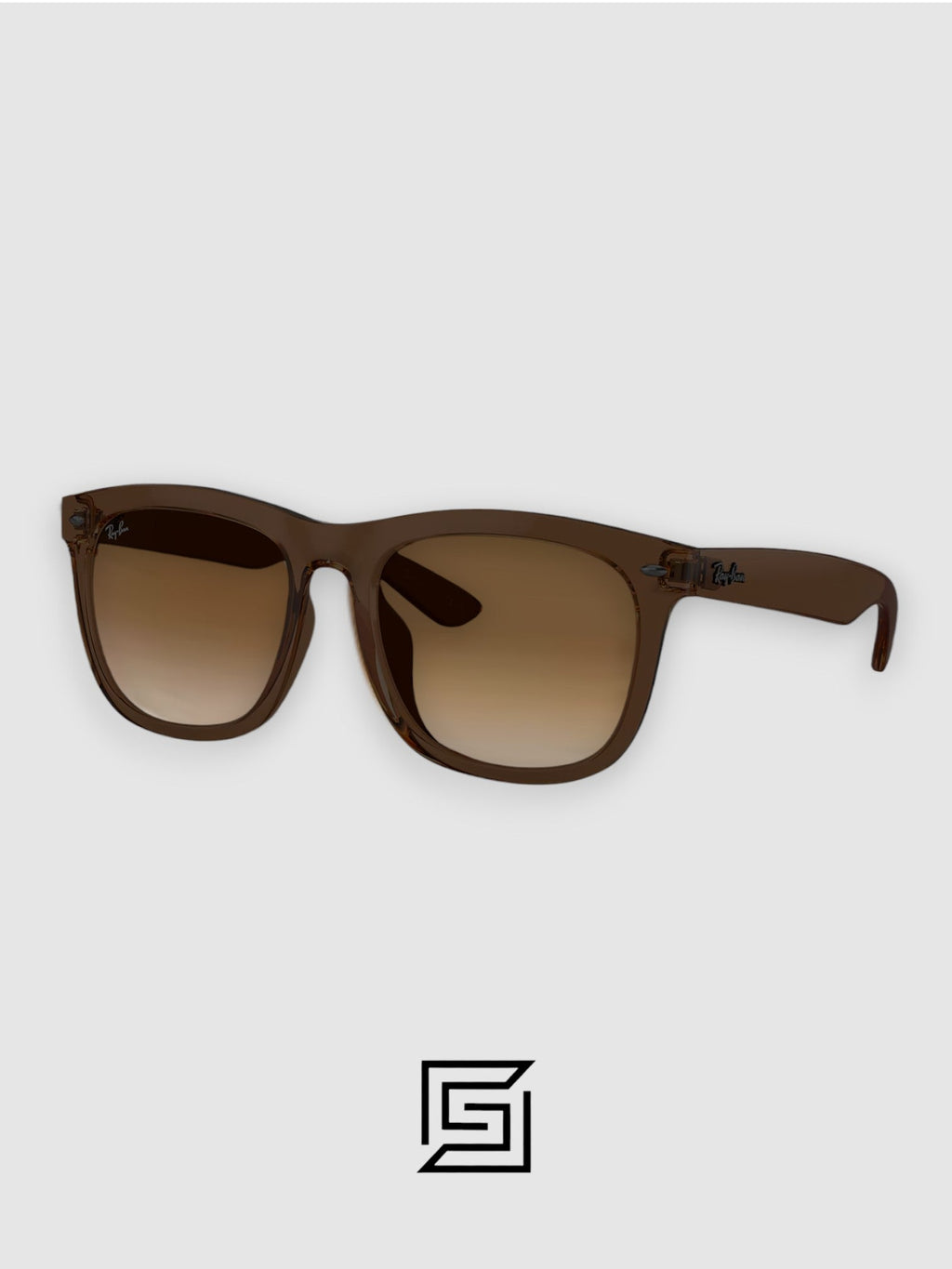 Ray Ban RB4260D Sunglasses Unisex - transparent-brown