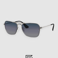 Ray Ban RB3136 CARAVAN Sunglasses Unisex - silver