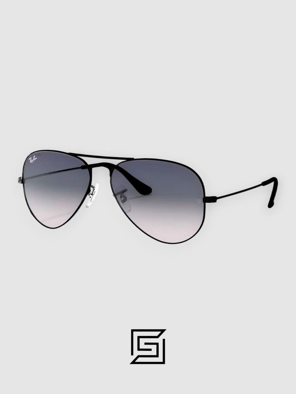 Ray Ban RB3025 AVIATOR MEDIUM 55 Sunglasses Unisex - BLACK_GREY