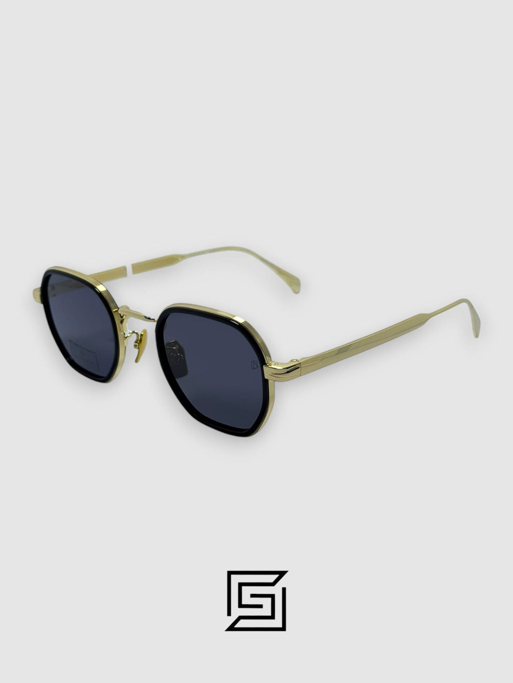 David Beckham DB1097 Sunglasses Men - BLACK-BLACK GOLD