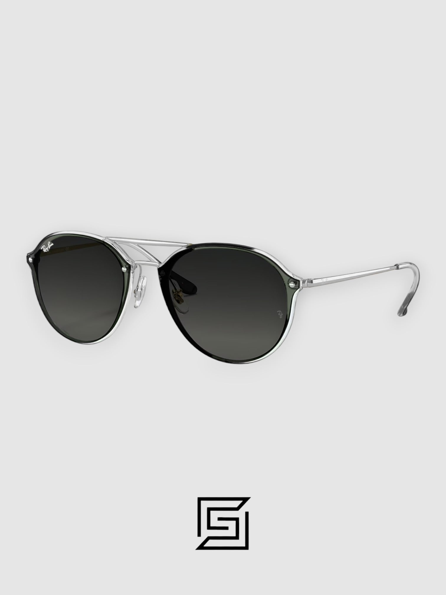 Ray Ban RB4292 Sunglasses Unisex - Silver_Black