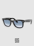 Ray Ban RB2140 WAYFARER CLASSIC Sunglasses Unisex - BLACK-BLUE
