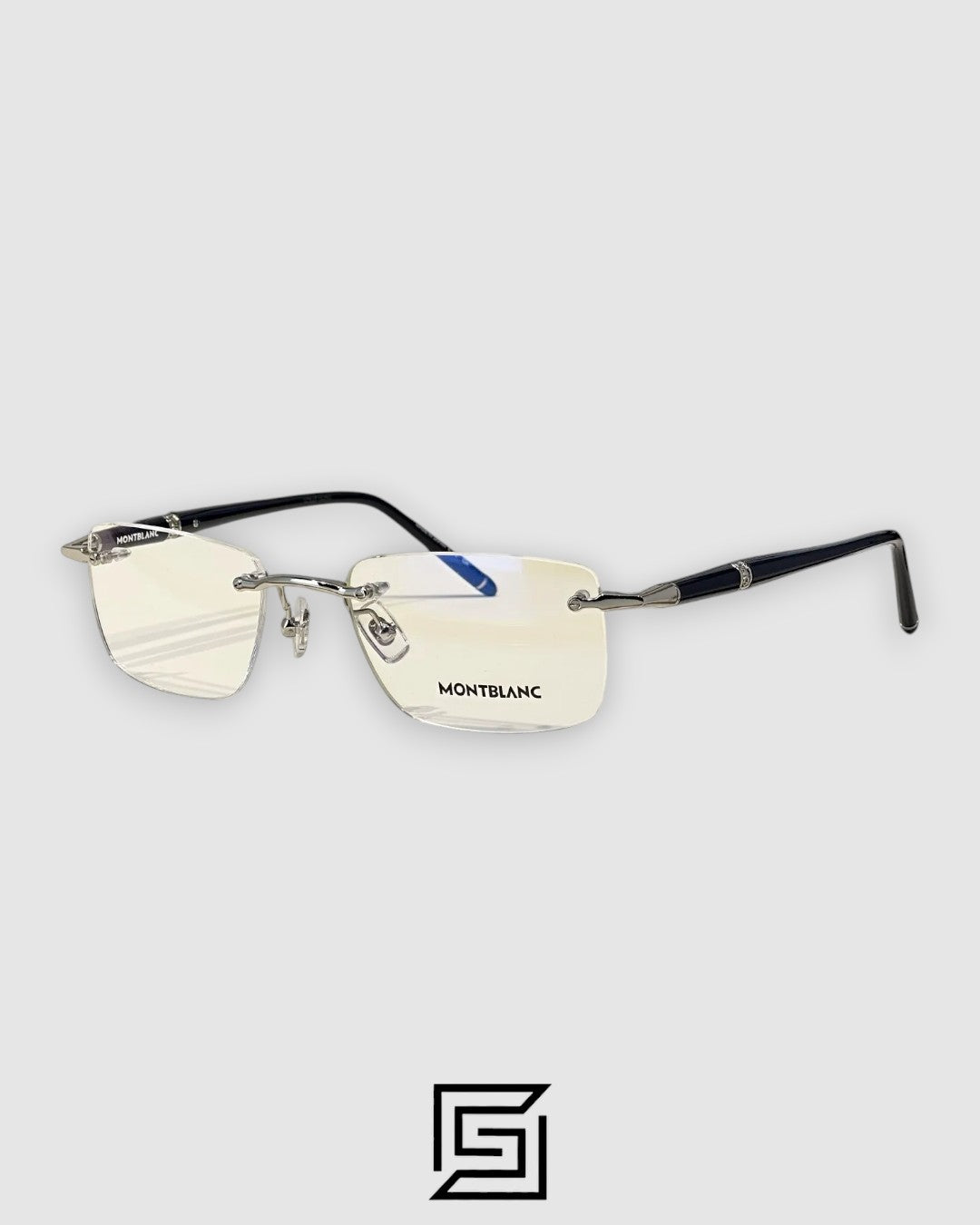 نظارة مون بلان Mont Blanc MB0344 للرجال - لون جانميتال