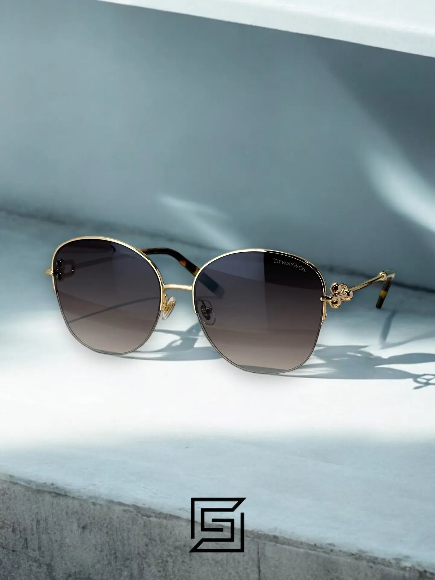 TIFFANY &amp; CO TF3082 Sunglasses For Women - gold