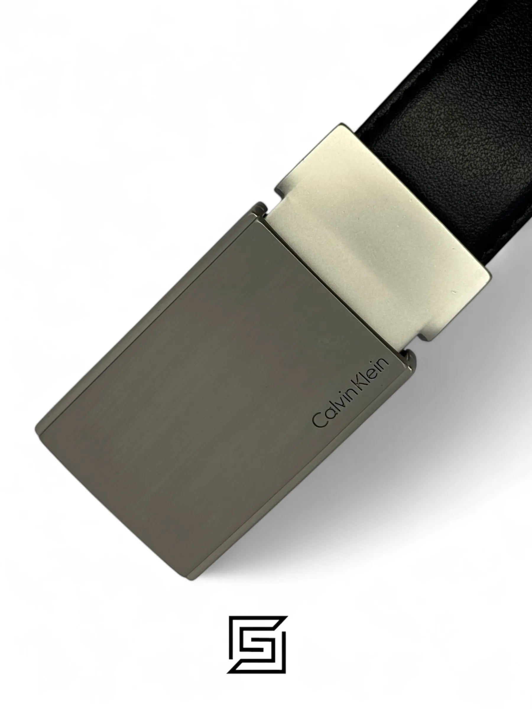 Calvin Klein leather CK SET BELT AND WALLET CK LOGO MODEL 6