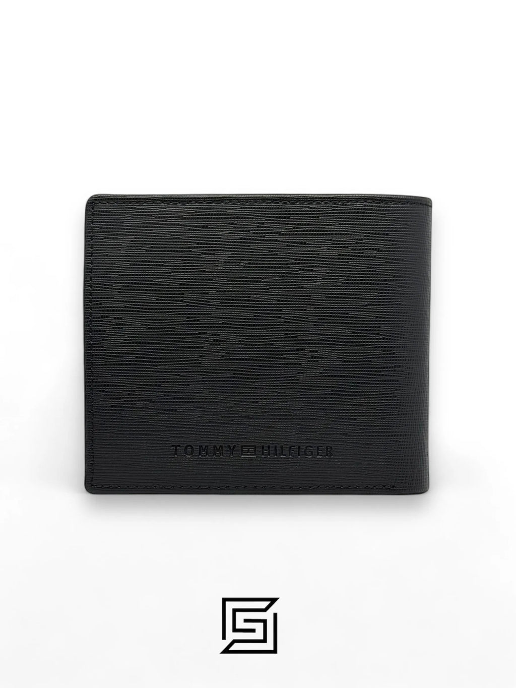 wallets TOMMY SINGLE WALLET W METAL HILFIGER AND LOGO MIDDLE/BLACK