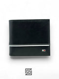 wallets TOMMY SINGLE WALLET WHITE LINE IN MIDDLE/BLACK