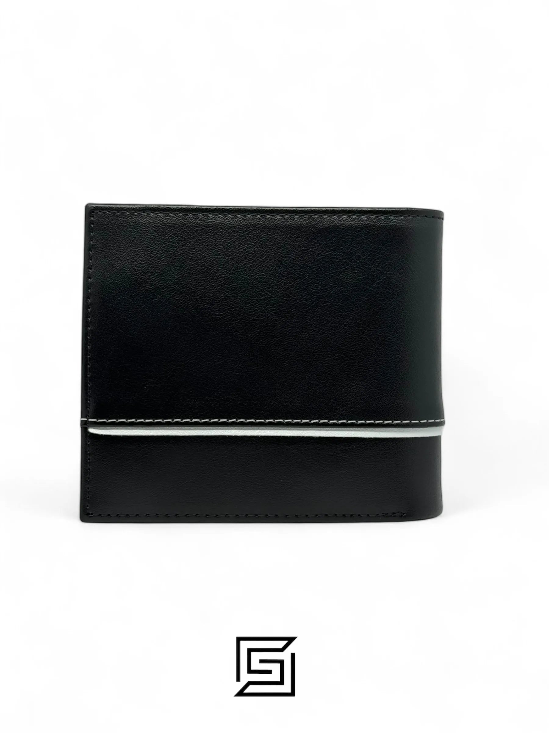 wallets TOMMY SINGLE WALLET WHITE LINE IN MIDDLE/BLACK