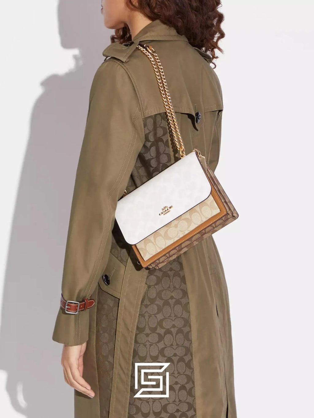 Klare Crossbody Bag In Blocked Signature Canvas CA148