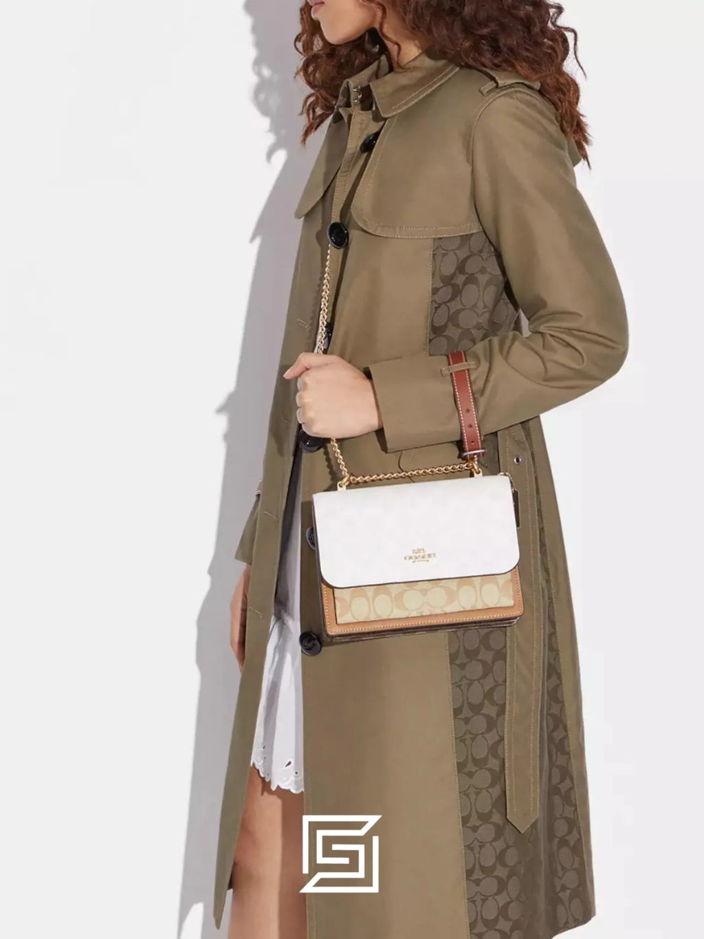 Klare Crossbody Bag In Blocked Signature Canvas CA148