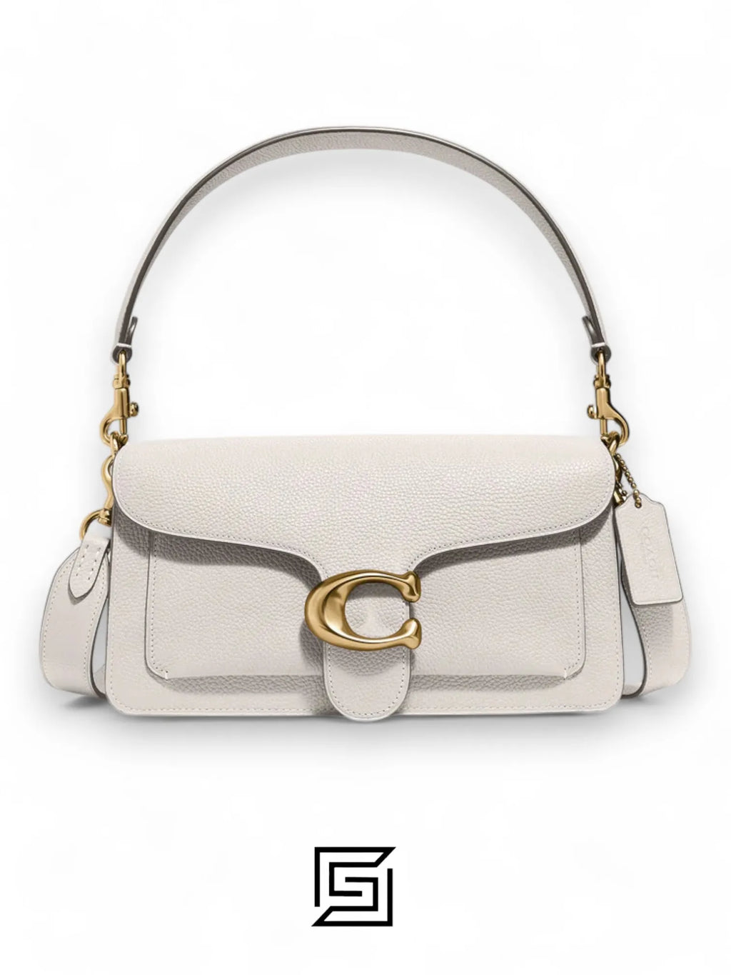 Coach leather Tabby Shoulder Bag 26 Style CH857 WHITE