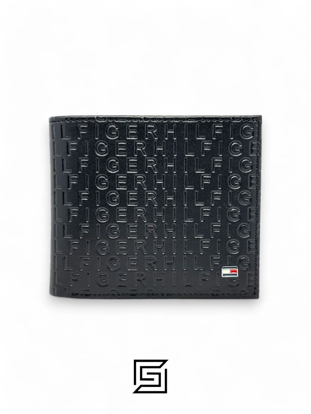 wallets TOMMY SINGLE WALLET W HILFIGER HARD PATTERN INSIDE LEATHER Small LOGO/BLACK