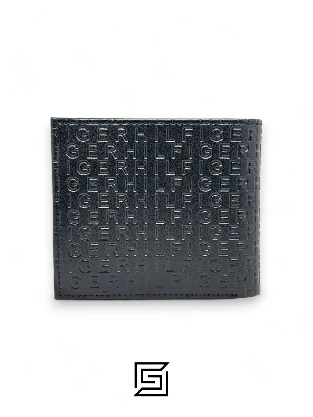 wallets TOMMY SINGLE WALLET W HILFIGER HARD PATTERN INSIDE LEATHER Small LOGO/BLACK