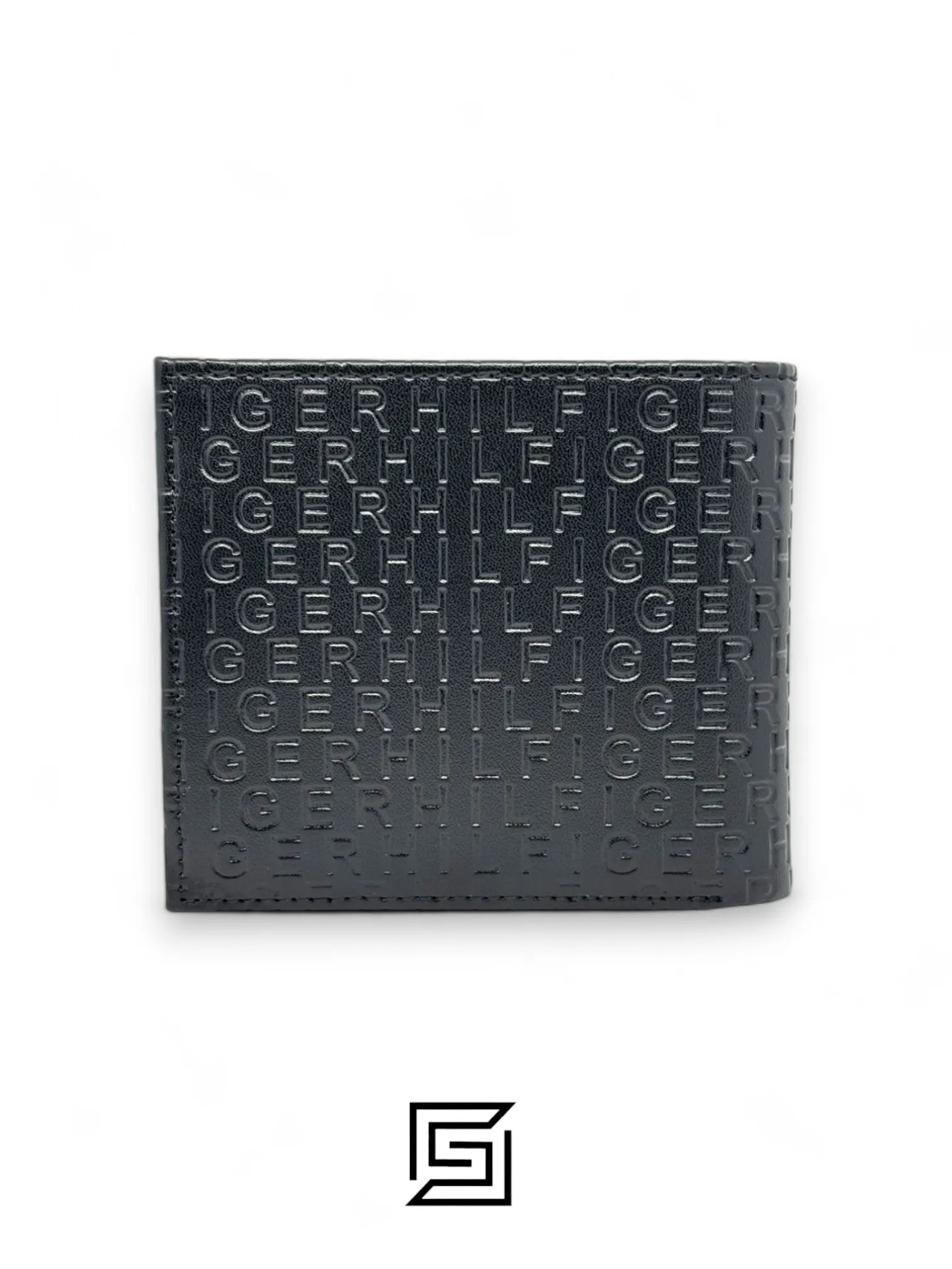 wallets TOMMY SINGLE WALLET W HILFIGER HARD PATTERN INSIDE LEATHER Small LOGO/BLACK