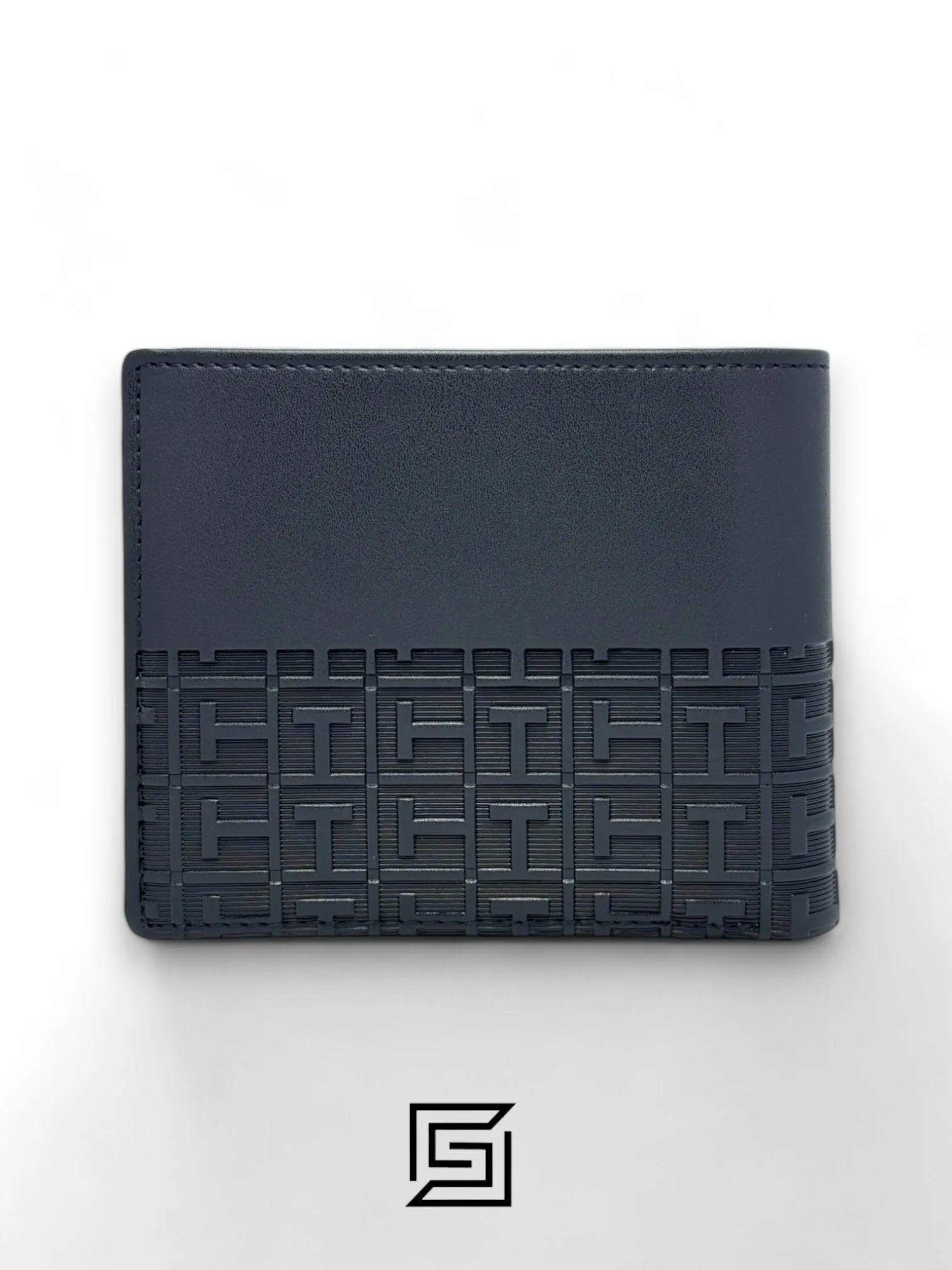 wallets TOMMY SINGLE WALLET W TH LOGO HARD PATTERN INSIDE LEATHER LOWER /BLACK