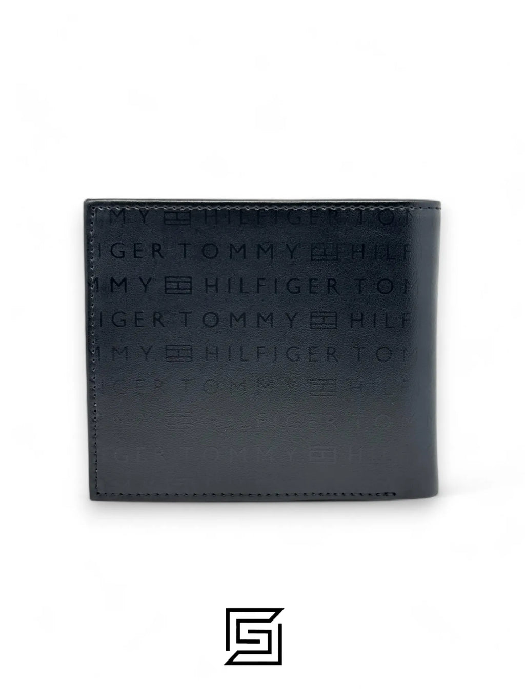 محافظ TOMMY SINGLE WALLET W TH LOGO PRINT SOFT PATTERN METAL LOGO MIDDILE/BLACK