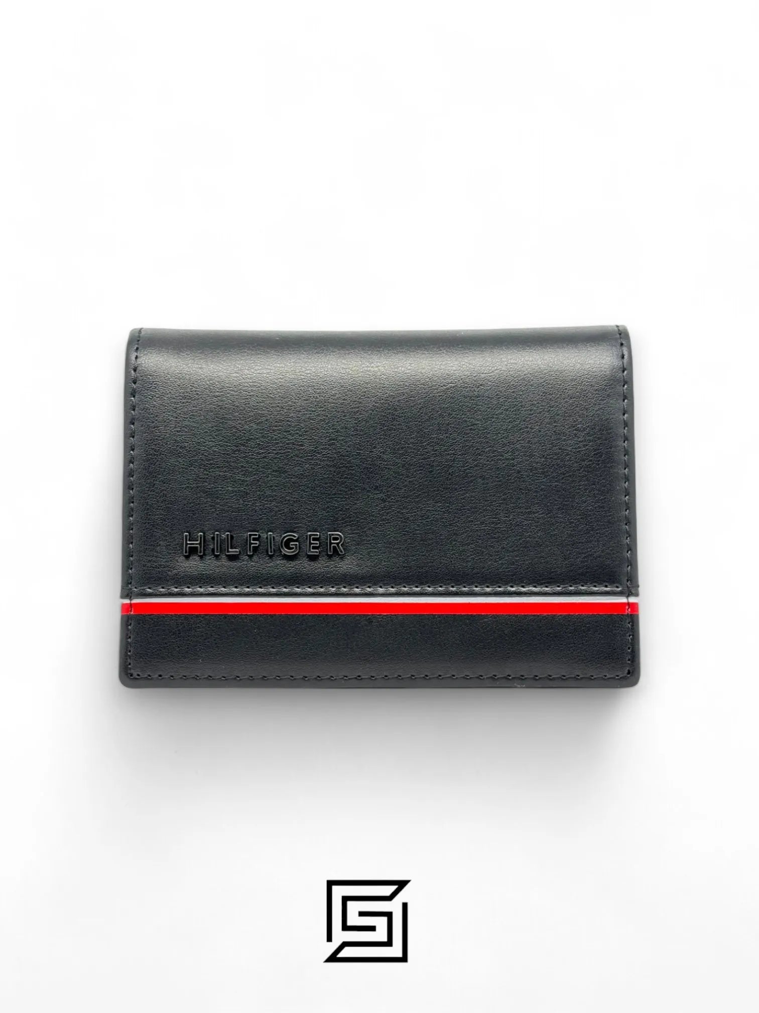 wallets TOMMY SINGLE CREDIT HILFIGER LINE WITH METAL LOGO/BLACK