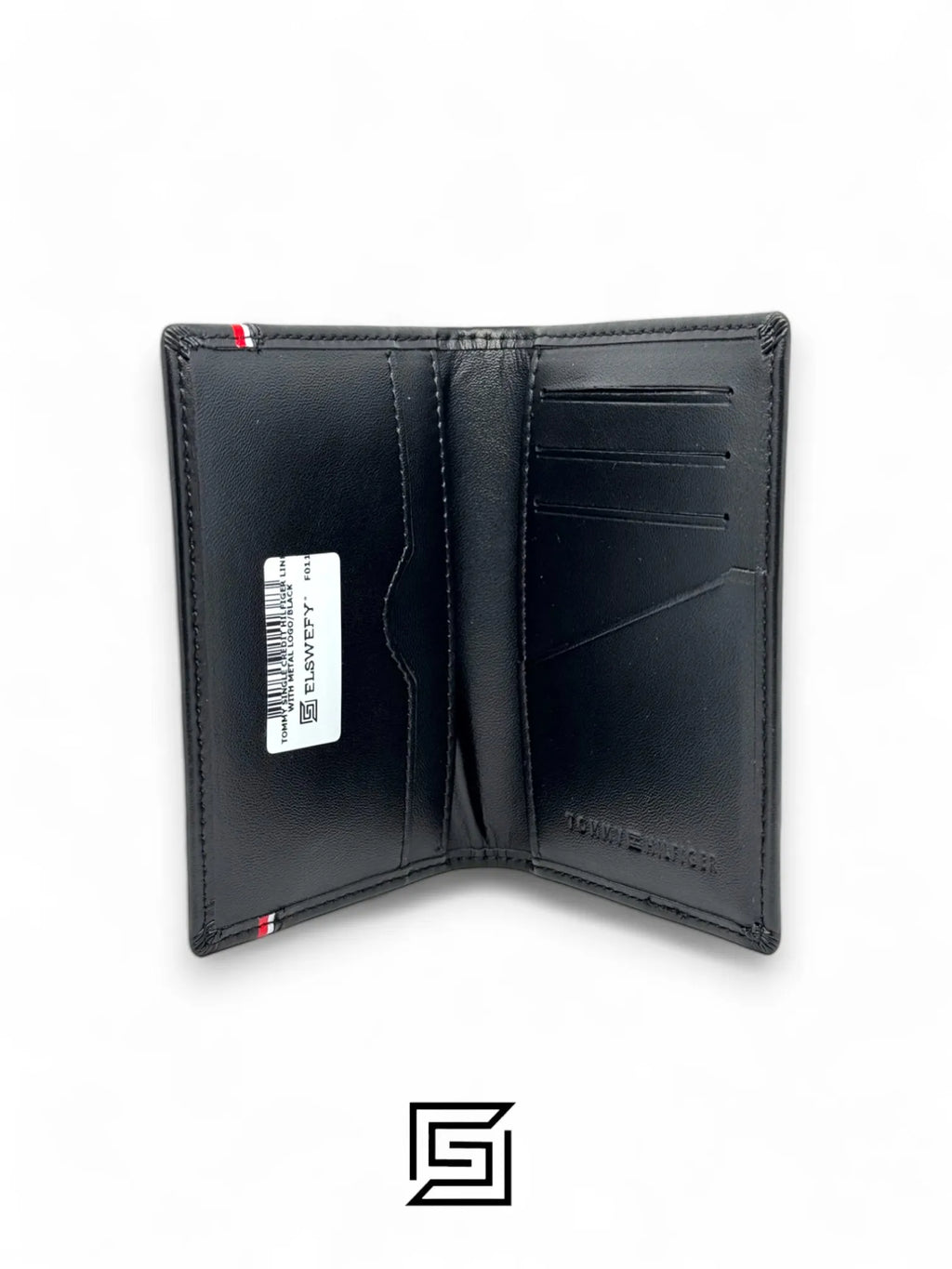 wallets TOMMY SINGLE CREDIT HILFIGER LINE WITH METAL LOGO/BLACK