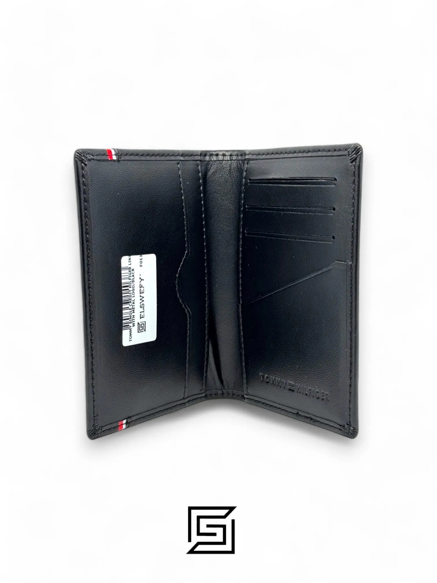 wallets TOMMY SINGLE CREDIT HILFIGER LINE WITH METAL LOGO/BLACK