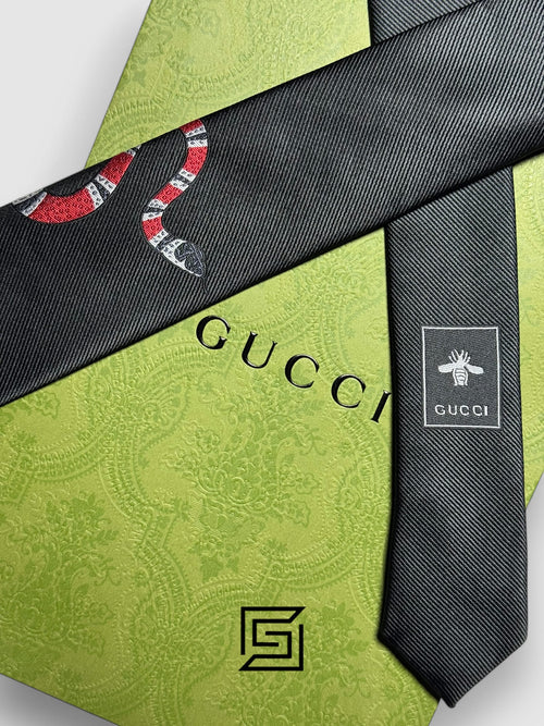 Gucci - Black Color With Red Snak