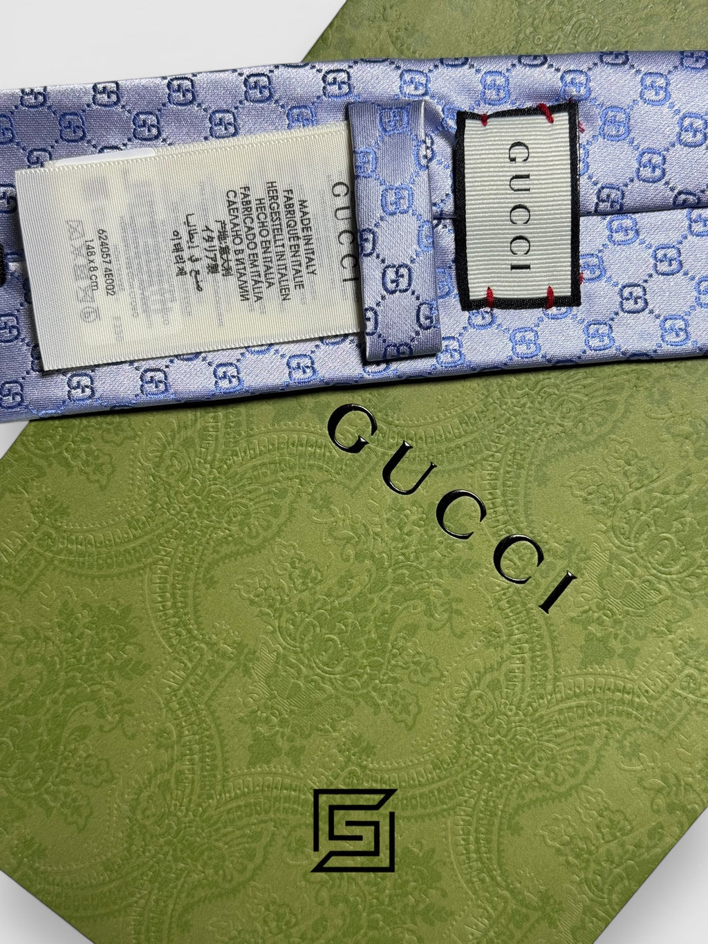 Gucci - Baby Blue Small GG Pattern Italian Style