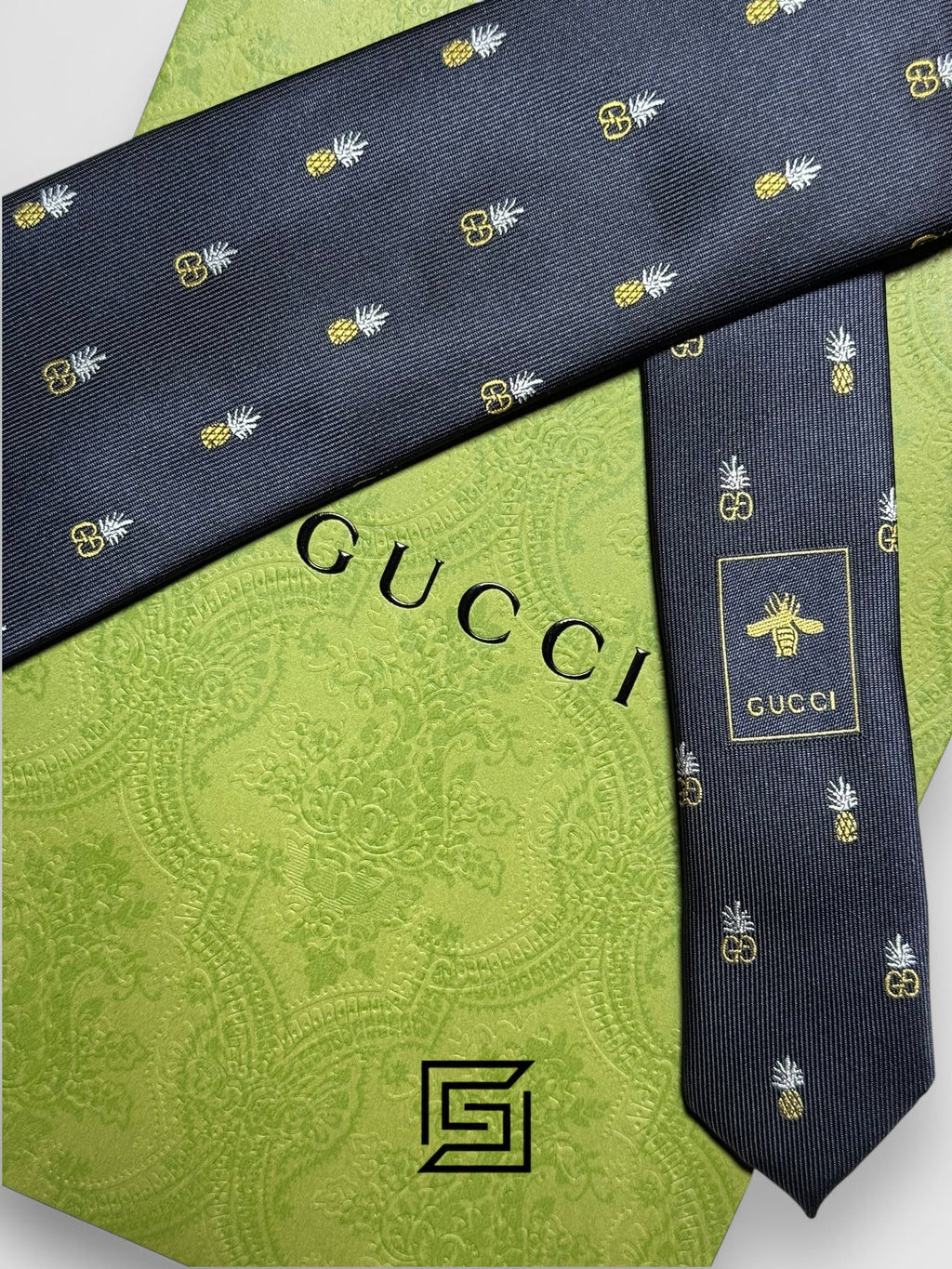 Gucci - Navy Blue Color with Pineapple Signature