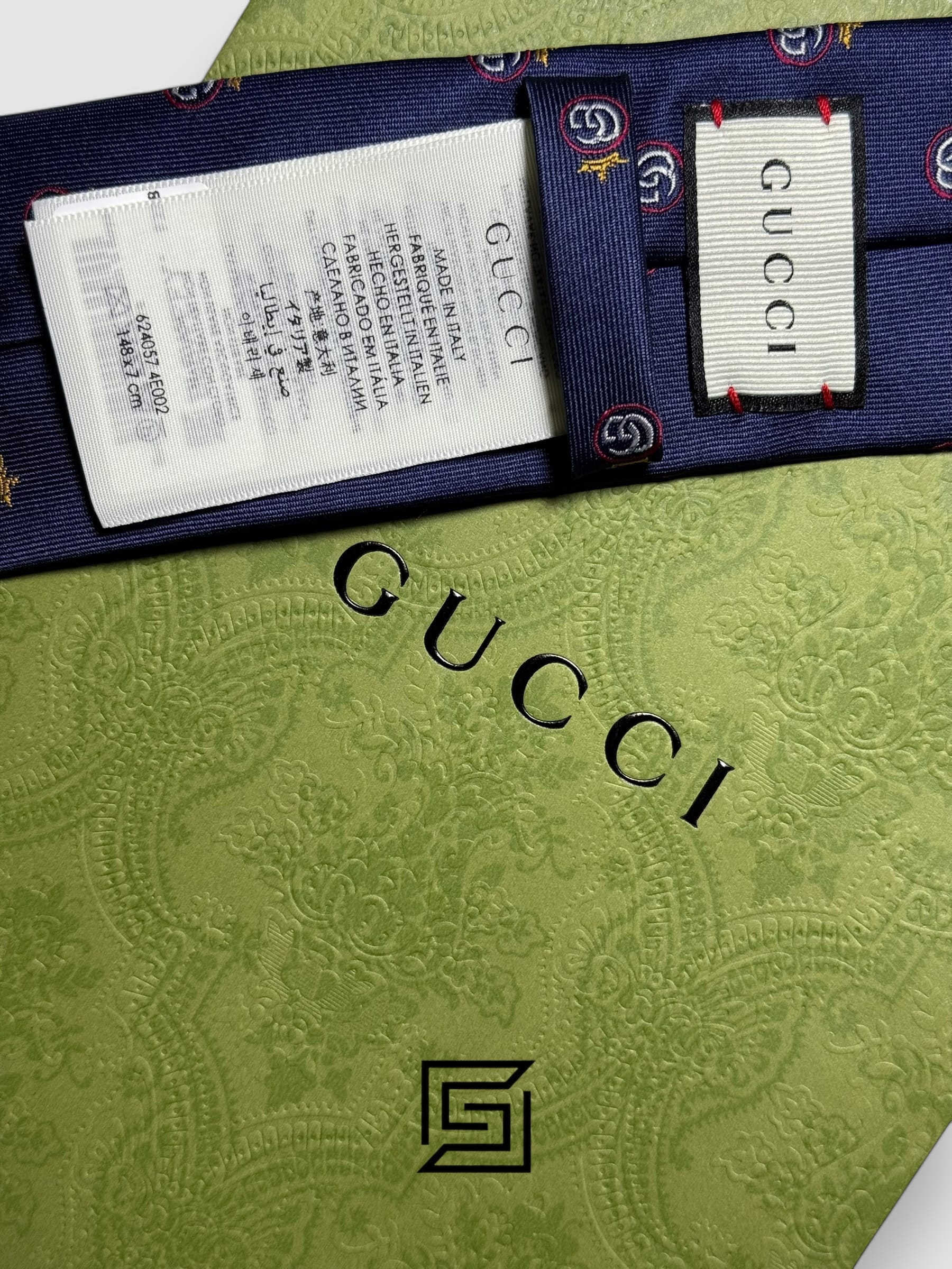 Gucci - Navy Blue Color with G Royal Signature
