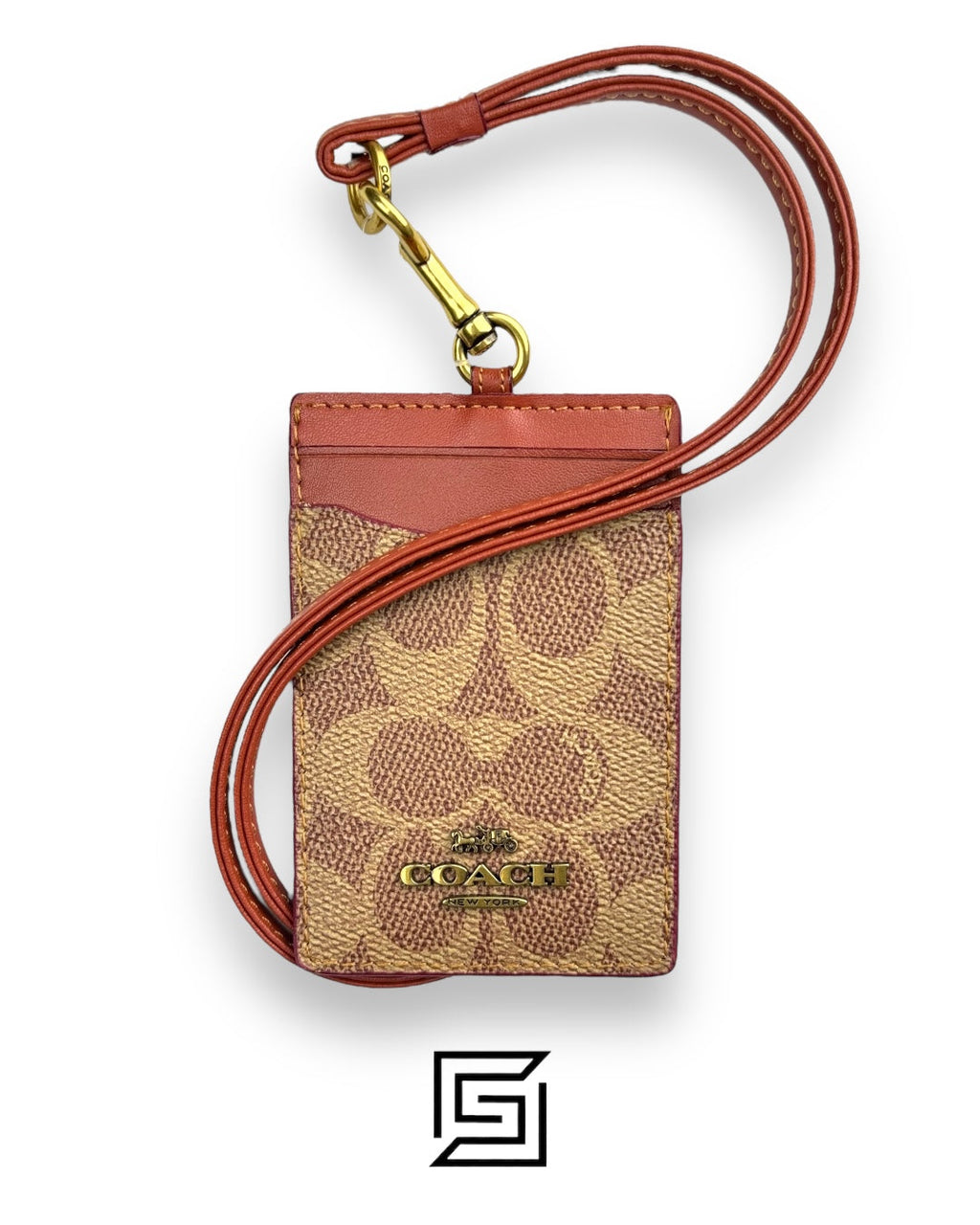 Id Lanyard In Signaure Canvas CZ285 BROWN