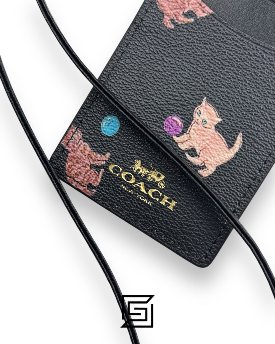 Id Lanyard With Cat Print