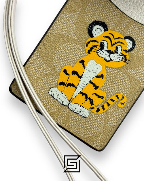ID lanyard with Fllowers print C865T