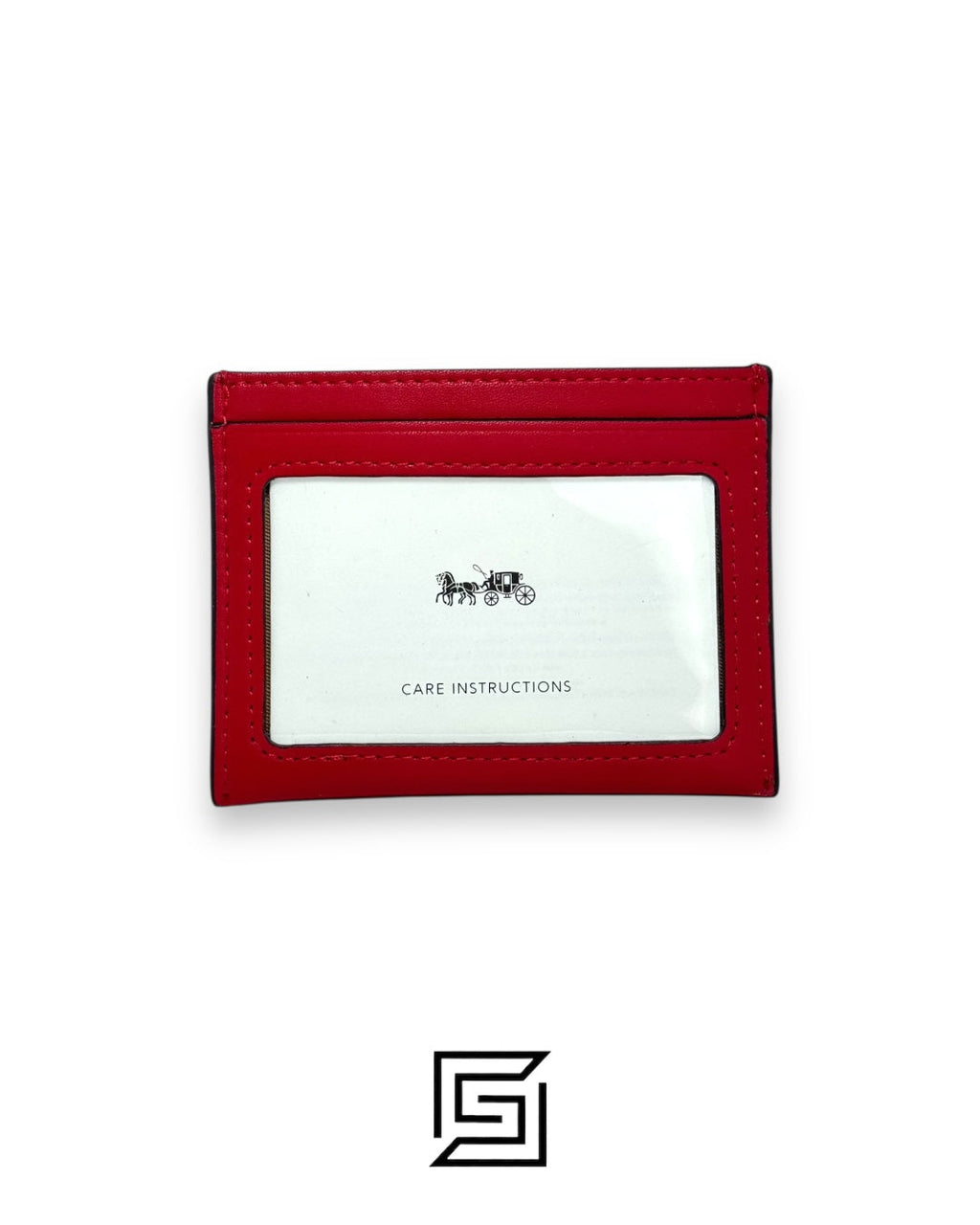 COACH×DISNEY تعاون حافظة بطاقات ميكي CM209 أحمر