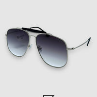 TOMFORD TF557 Sunglasses Unisex - silver-lens-grey