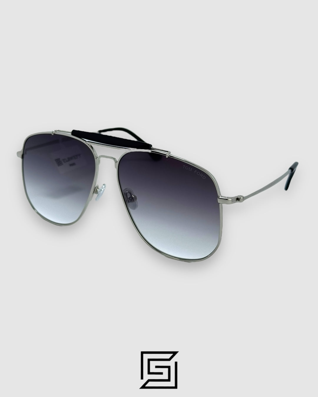 TOMFORD TF557 Sunglasses Unisex - silver-lens-grey