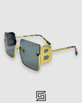 Burberry BE3131 Sunglasses Women - GOLD_BLACK
