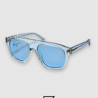 نظارة شمسية للجنسين TOMFORD TF777 - أزرق_شفاف