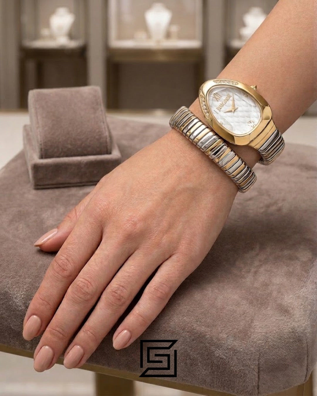 Just Cavalli JC1L223M0055 Women’s Signature Snake