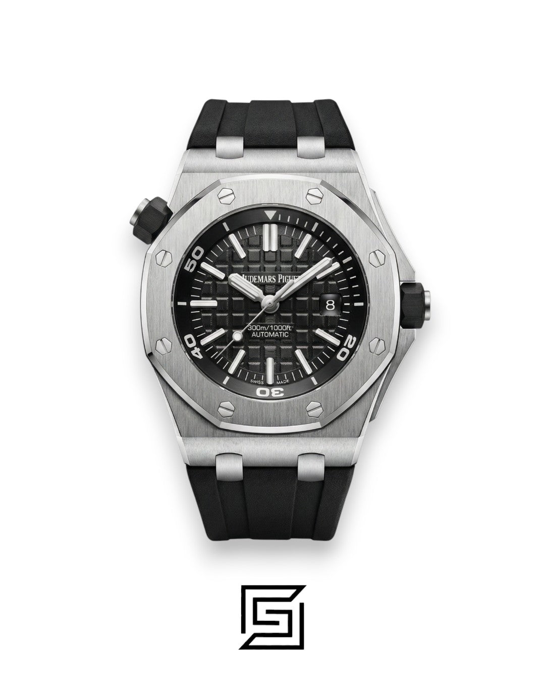 رويال أوك أوفشور WF0851 أوتوماتيك مسطح-R/أسود - أسود