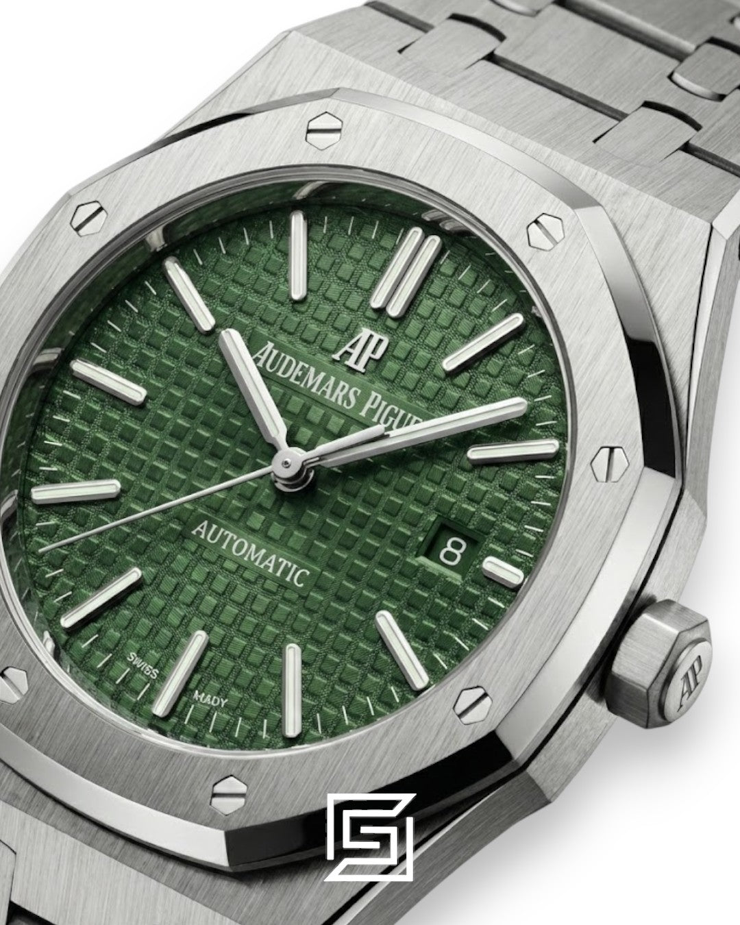 Royal Oak WF0851 Automatic Stainless Steel 316 with Green Flat Tapisserie Dial