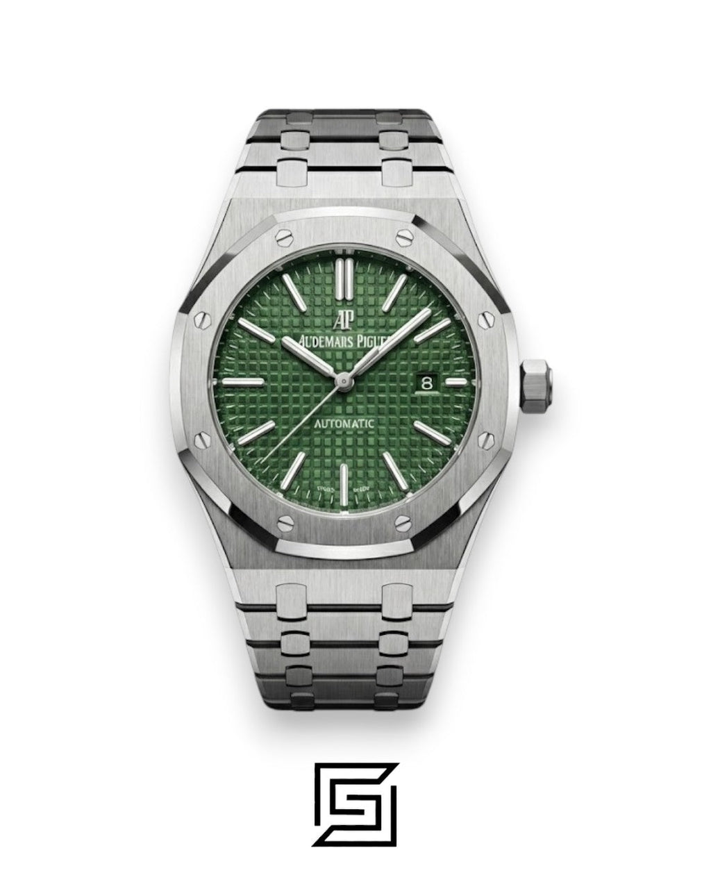 Royal Oak WF0851 Automatic Stainless Steel 316 with Green Flat Tapisserie Dial