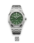 Royal Oak WF0851 Automatic Stainless Steel 316 with Green Flat Tapisserie Dial