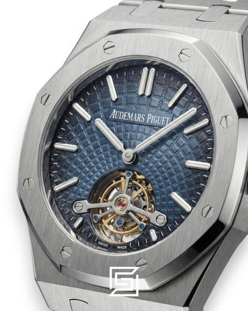 Royal Oak WF0851 Automatic Tourbillon Blue Dial – Steel Bracelet