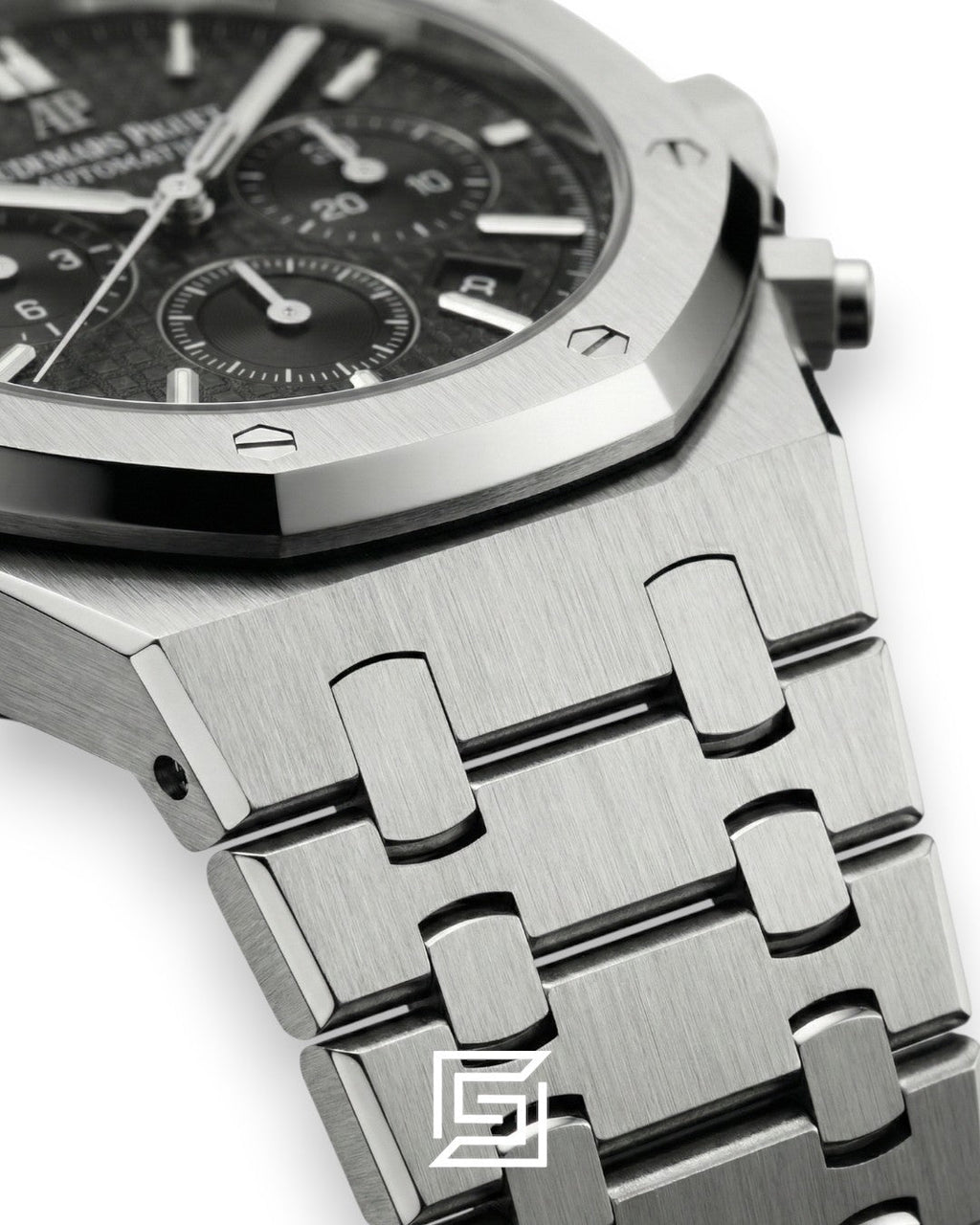 Audemars Piguet Royal Oak Chronograph Black Tapisserie – Stainless Steel – Quartz