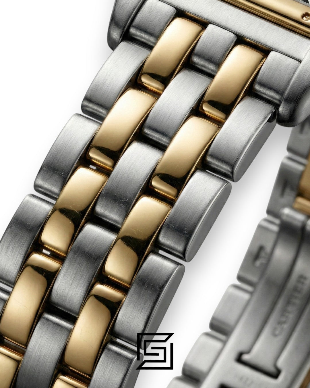 Cartier Santos 644329 Quartz White Roman Dial Two-Tone - 42mm