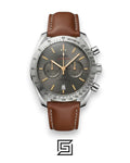 Omega Speedmaster Co-Axial Chronograph – Grey Dial & Brown Leather