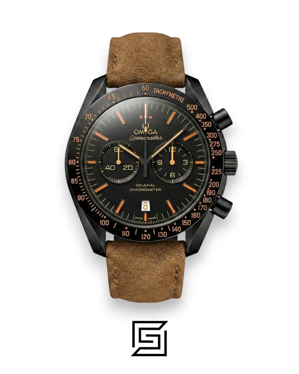 Omega Speedmaster Dark Side of the Moon – Vintage Black Dial & Suede Strap
